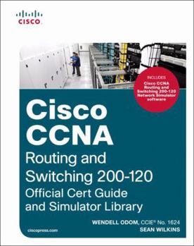 Hardcover Cisco CCNA Routing and Switching 200-120: Official Cert Guide and Simulator Library Book