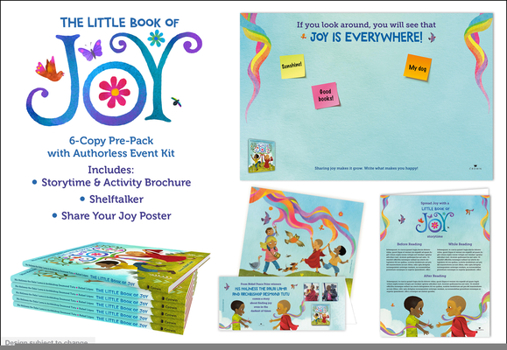 Hardcover Little Book of Joy 6-Copy Pre-Pack with Authorless Event Kit Book