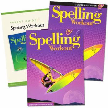 Paperback Spelling Workout Homeschool Bundle Level H Copyright 2002 [With Parent Guide and Teacher's Guide] Book