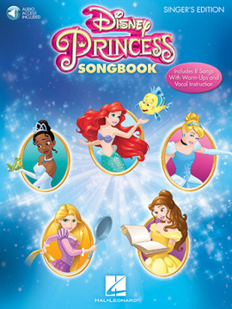 Paperback Disney Princess Songbook - Singer's Edition: With Recorded Accompaniments Book