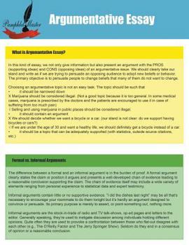 Paperback Argumentative Essay Book