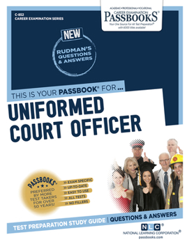 Paperback Uniformed Court Officer (C-852): Passbooks Study Guide Volume 852 Book