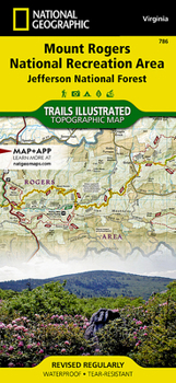 Loose Leaf Mount Rogers National Recreation Area Map [Jefferson National Forest] Book