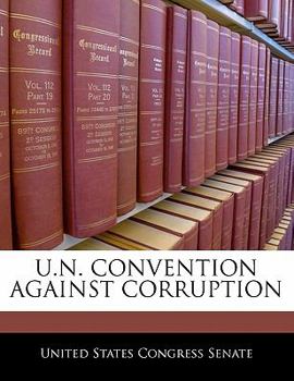 Paperback U.N. Convention Against Corruption Book