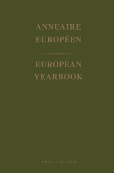Hardcover European Yearbook / Annuaire Européen, Volume 23 (1975) Book