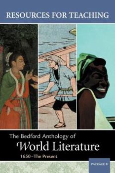 Paperback Resources for Teaching Bedford Anthology of World Literature, Package B Book