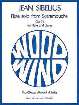 Paperback Jean Sibelius: Flute Solo (Scaramouche) Op.71 Book