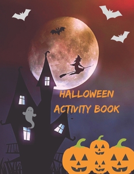 Paperback Halloween Activity Book: Halloween Mazes - solution Book