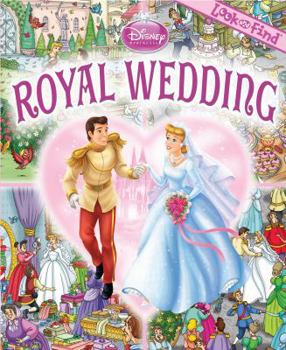 Hardcover Disney Princess Cinderella Royal Wedding Look And Find Book