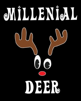 Paperback Millenial Deer: Deer Elk Antler Hunting Hobby 2020 Monthly Planner Dated Journal 8" x 10" 110 pages Book