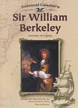 Paperback Sir William Berkeley: Governor of Virginia Book