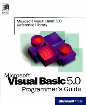 Paperback Microsoft Visual Basic 5.0 Programmer's Guide Book