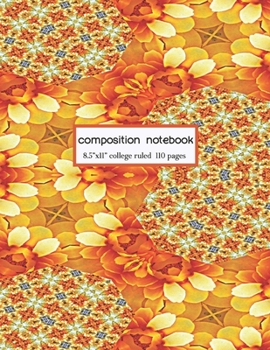 Paperback composition notebook: College Ruled 8.5"x11" 110 pages Beautiful Journal To Write In (Trendy Journal) Book