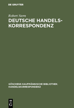 Hardcover Deutsche Handelskorrespondenz [German] Book