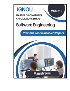Paperback IGNOU MCA Software Engineering Unsolved Previous Year Questions Papers Book