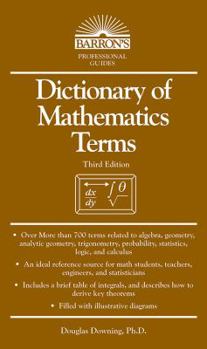 Paperback Dictionary of Mathematics Terms Book