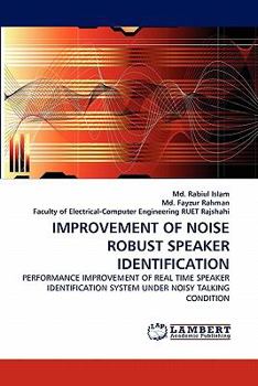 Paperback Improvement of Noise Robust Speaker Identification Book