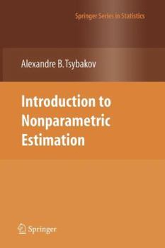 Paperback Introduction to Nonparametric Estimation Book