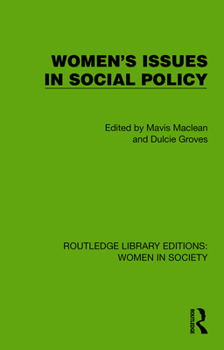 Hardcover Women's Issues in Social Policy Book