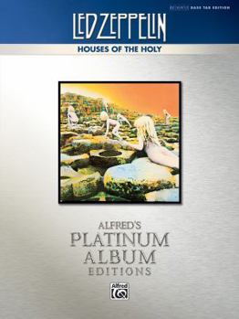 Paperback Led Zeppelin: Houses of the Holy: Authentic Bass Tab Edition Book