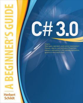 Paperback C# 3.0: A Beginner's Guide Book