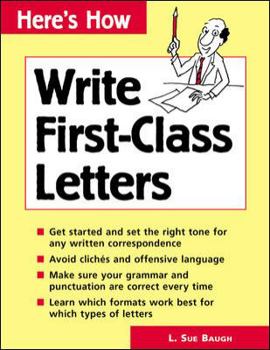 Paperback Here's How: Write First-Class Letters Book