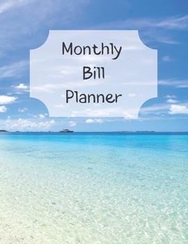 Paperback Monthly Bill Planner: Financial Budget Planner Expense Tracker Bill Organizer, Expense Tracker Budget Planner Book