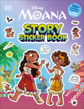 Paperback Disney Moana Story Sticker Book