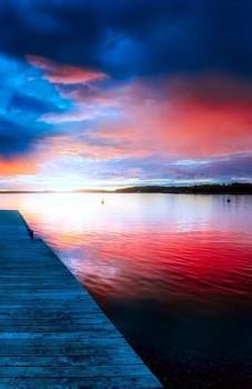 Paperback Journal Notebook Ocean Sunset Dockside: Blank Journal To Write In, Unlined For Journaling, Writing, Planning and Doodling, For Women, Men, Kids, 160 P Book