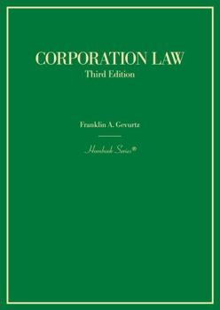 Hardcover Corporation Law (Hornbooks) Book