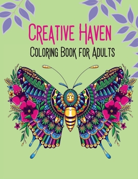 Creative Haven Coloring Book for Adults: A Fun Coloring Gift Book Featuring Stress Relieving, Beautiful Animal Mandalas