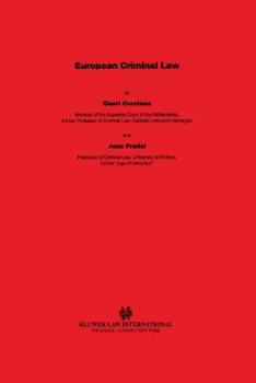 Hardcover European Criminal Law Book