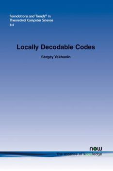 Paperback Locally Decodable Codes Book