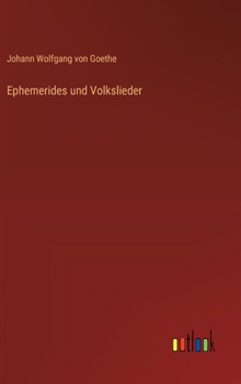 Hardcover Ephemerides und Volkslieder [German] Book
