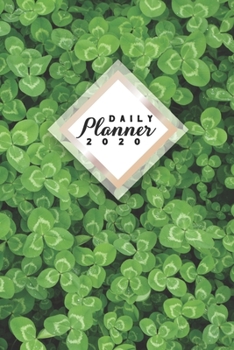 Paperback Daily Planner 2020: Green Nature 52 Weeks 365 Day Daily Planner for Year 2020 6x9 Everyday Organizer Monday to Sunday Life Plan Academic S Book