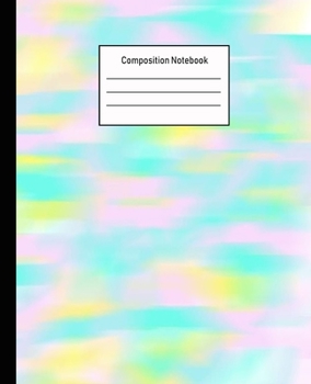 Composition Notebook: Mermaid Wide Ruled Blank Lined Cute Notebooks for Girls Teens Kids School Writing Notes Journal |100 Pages | 7.5 x 9.25'' |Wide Ruled School Composition Books