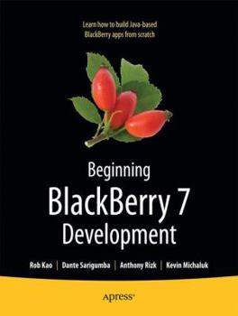Paperback Beginning Blackberry 7 Development Book
