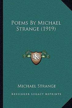 Paperback Poems by Michael Strange (1919) Book