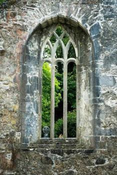 Paperback Window with Stone Arch at Muckross Ruin in Ireland Journal: 150 page lined notebook/diary Book