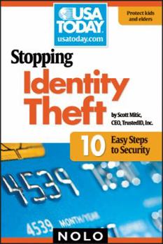 Paperback Stopping Identity Theft: 10 Easy Steps to Security Book