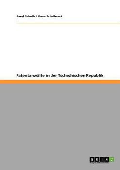 Paperback Patentanwälte in der Tschechischen Republik [Czech] Book