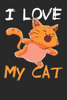 Paperback Notebook: Cats Dot Grid 6x9 120 Pages Book