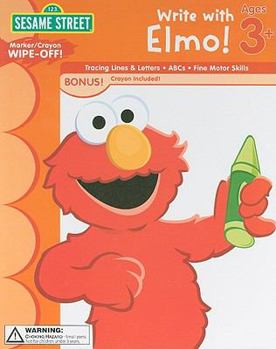 Spiral-bound Write with Elmo! [With Crayons] Book
