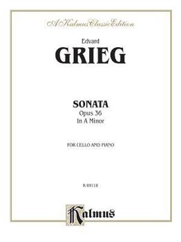 Paperback Cello Sonata in a Minor, Op. 36 (Kalmus Edition) Book