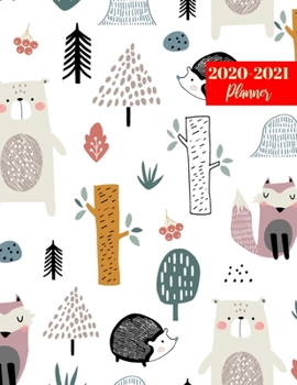 2020-2021 Planner: Pretty Daily, Weekly & Monthly Organizer & Diary - 2 Year Appointment Calendar, Business Planners, Agenda Schedule Logbook and Journal