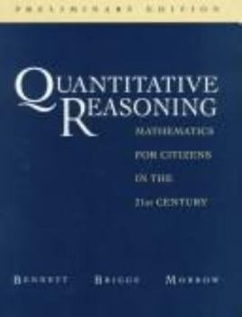 Paperback Quantitative Reasoning: Mathematics for Citizens in the 21st Century Book