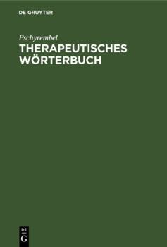 Hardcover Therapeutisches Wörterbuch (German Edition) [German] Book