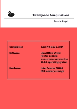 Paperback Twenty-One Computations Book