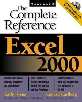 Paperback Excel 2000: The Complete Reference [With *] Book