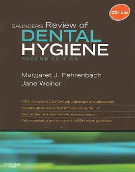 Paperback Saunders Review of Dental Hygiene [With CDROM] Book
